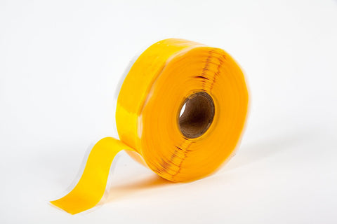 Yellow 1" x 12' Self-Fusing Silicone Tape