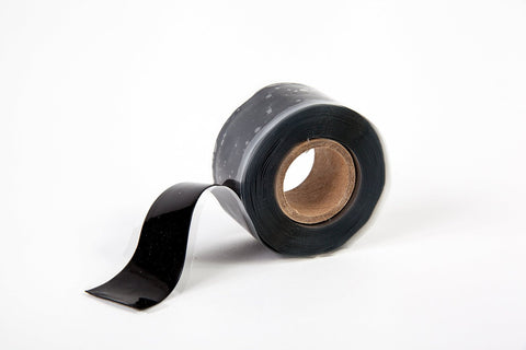 Black 1" x 36' Self-Fusing Silicone Tape
