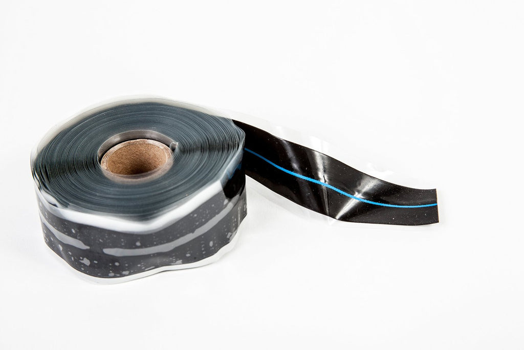 Black & Blue 1" x 36' Self-Fusing Silicone Tape