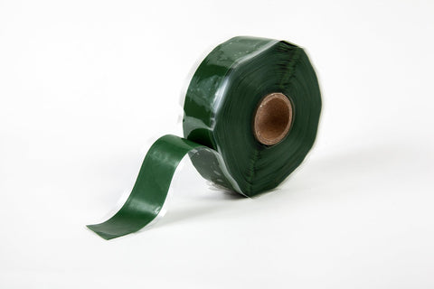 Green 1" x 12' Self-Fusing Silicone Tape