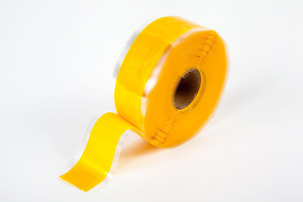 Yellow 1" x 36' Self-Fusing Silicone Tape